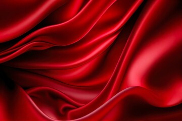 Plakat red silk background