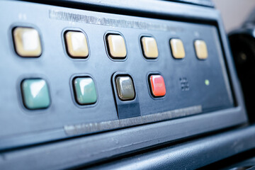 Start signal on a machine