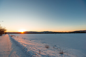 Sunrise in the Zhiguli mountains!