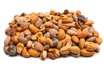 A group of almonds, pistachios, walnuts, macadamia, cashews.