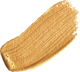 Abstract Golden shape. Isolated element for your design.