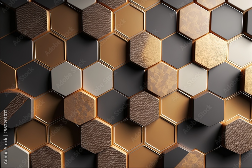 Poster stone mosaic tiles that have been polished to a shine and laid out in the form of a wall. a block ba
