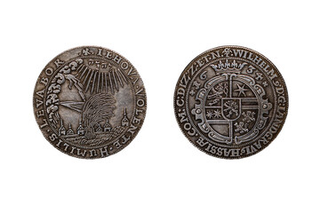 German historical ancient coin of the Middle Ages