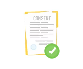 Fotobehang Approved document. Consent. Green check mark on paper page logo design. Successful check of a resume, review or test. Approved contract, agreement. Checklist concept vector design and illustration.  © BlazingDesigns