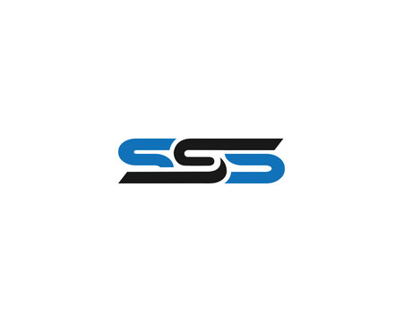 Creative Letter SSS Initials Logo Design Monogram Alphabet Vector Template.