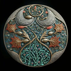 ornate medallion