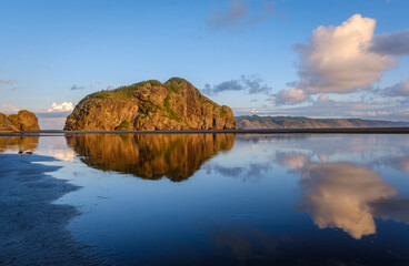 Landscape of Whatipu, New Zealand