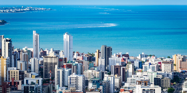 Cities of Brazil - Skyline of Jo&atilde;o Pessoa, Para&iacute;ba state's capital.