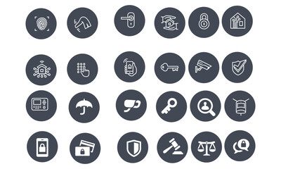 Security Icons vector design