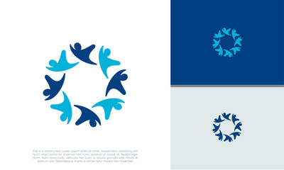 Human Resources Consulting Company, Global Community Logo.