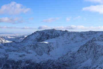 Snowdonia glyderau carneddau cwm idwal ogwen winter