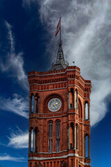 Rotes Rathaus bei Tag