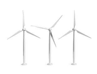 Wind tower in 3d render realistic  © Ranilson