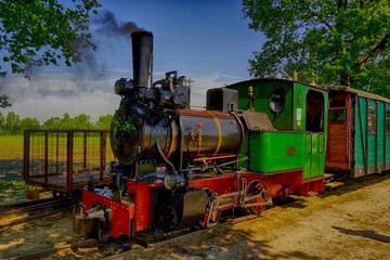 Schmalspur Moorbahn, farbig
