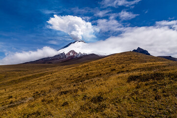 Cotopaxi in eruption