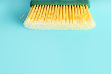 Brush for cleaning on color background