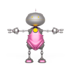 mini bot in t pose