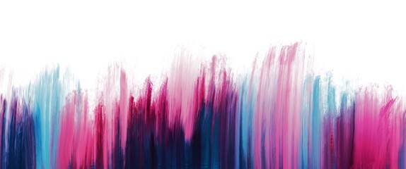 Colorful abstrasct background with hand painted water color technique, white background, png, design, magenta and blue paint brush layer, unique wallpaper	
 - obrazy, fototapety, plakaty