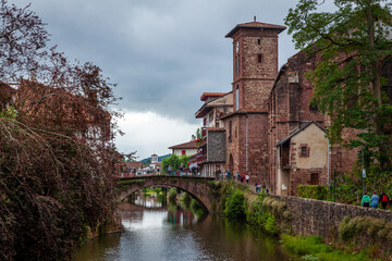 Saint-Jean-Pied-de-Port city center