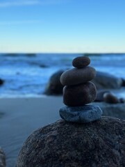 stones on the beach