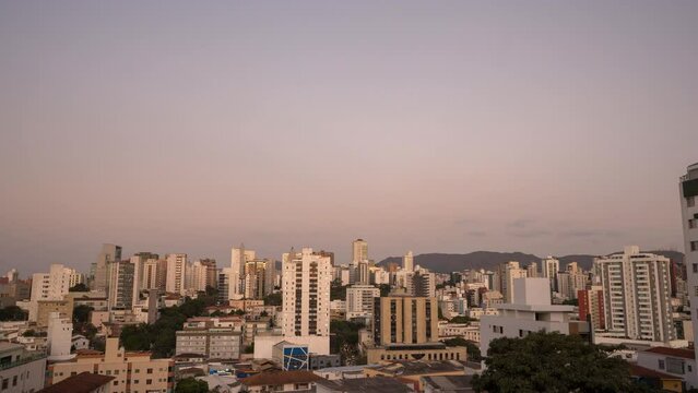 Timelapse from day to night from Prado neighborhood in Belo Horizonte. Capital of Minas Gerais in Brazil.
Amazing transition on a sunset of Belo Horizonte, showing the city lights and cityscape.