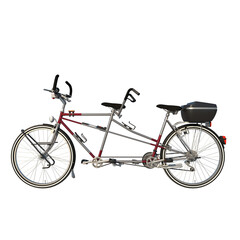 Tandem Bicycle 1 - Lateral view png