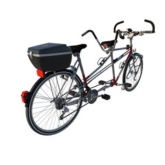 Tandem Bicycle 1 - Perspective B view png