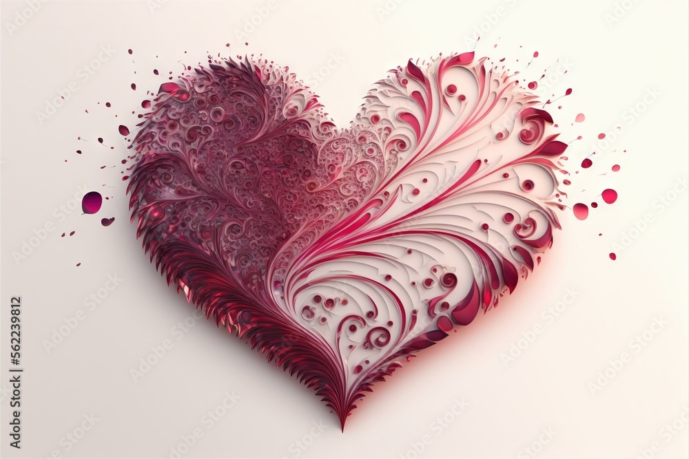 Poster a heart shaped object with a lot of bubbles on it's surface and a lot of bubbles on the surface arou