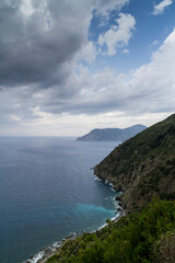 Fototapeta na wymiar Cinque Terre Hiking Views