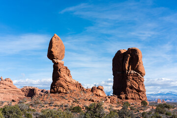 Fototapeta na wymiar Arches National Park Rock Formations