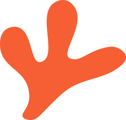 Hand drawn abstract doodles flat icon