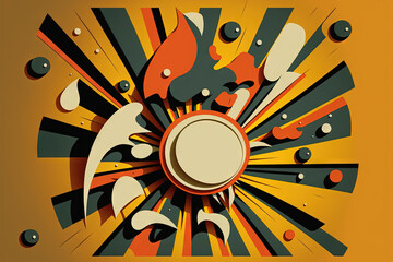 Background with abstraction. Generative AI