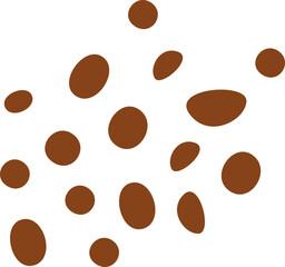 Abstract african ethnic ornament spot flat icon