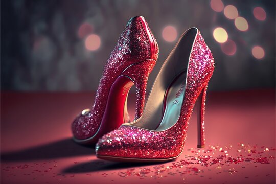 Red Glitter Heels Images – Browse 775 Stock Photos, Vectors, and Video ...