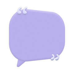 3d square gray speech bubble note isolated on white background