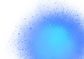 Blue abstract background with paint splashes