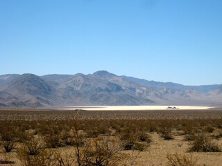 Far View of Racetrack Playa in Death Valley National Park
