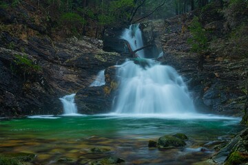 Fototapeta premium waterfall in kanchanaburi country