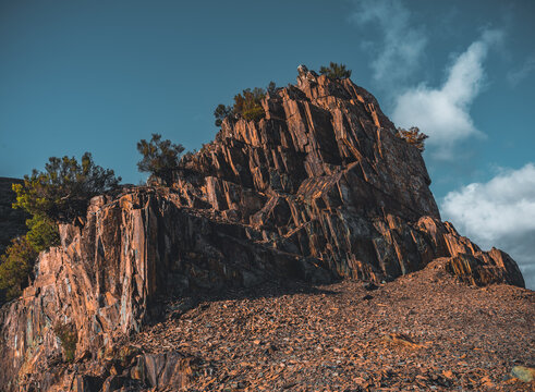 rocks in the desert