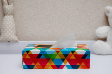 box with napkins