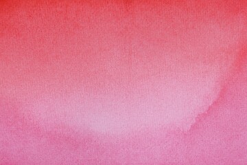 Abstract pink watercolor painting as background, top view