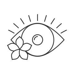 Relaxation vector icon. Line sign for mobile concept and web design. Symbol, logo illustration. Vector graphics