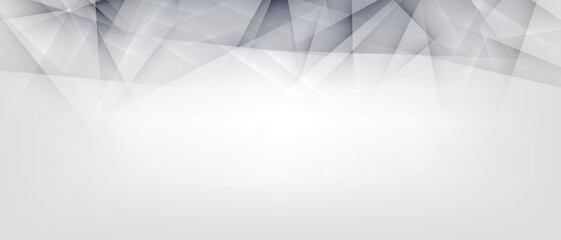 White abstract on gray background