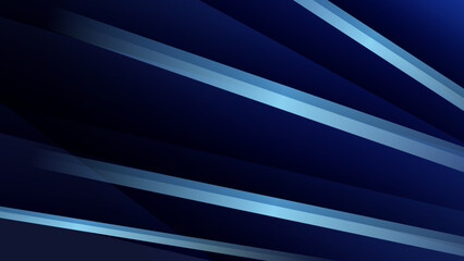 Obraz premium Abstract dark blue presentation background