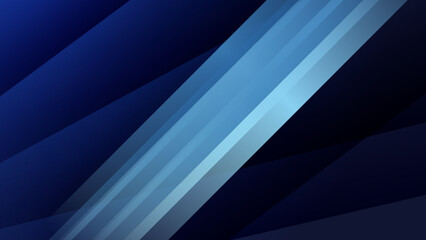 Obraz premium Abstract blue background poster with dynamic. technology network Vector illustration.