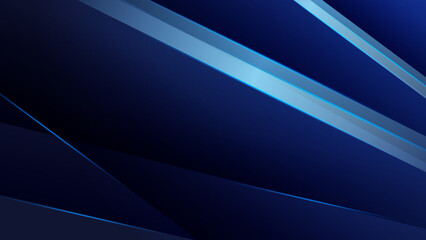 Abstract dark blue presentation background