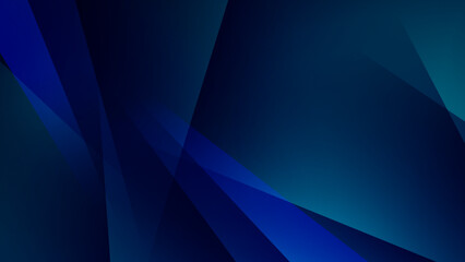 Obraz premium Vector 3d blue abstract, science, futuristic, energy technology concept. Digital image of light rays, stripes lines with blue light, speed and motion blur over dark blue background