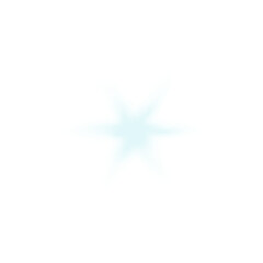 Transparent bright star isolated. Sparkling realistic white, light effect. Glitter or sparkle. Glowing flashing shine. Flickering glare, flare. png.