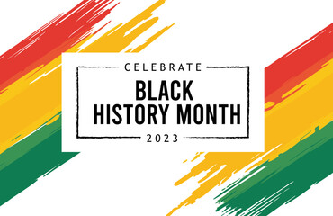 Black history month celebrate. vector illustration design graphic Black history mont 2023