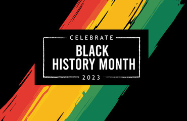 Black history month celebrate. vector illustration design graphic Black history mont 2023